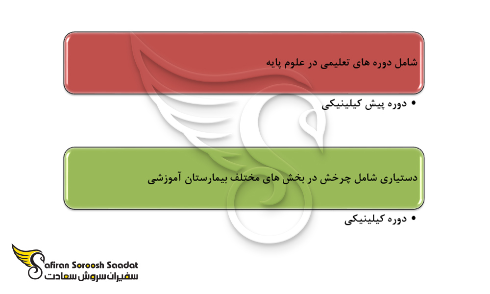 دو بخش اصلی تحصیل پزشکی در آمریکا