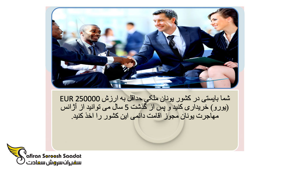 اینفوگرافیک خرید ملک در یونان