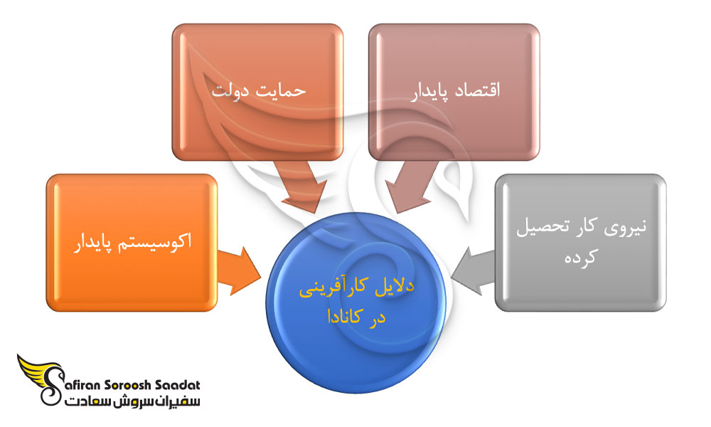 دلایل کارآفرینی در کانادا