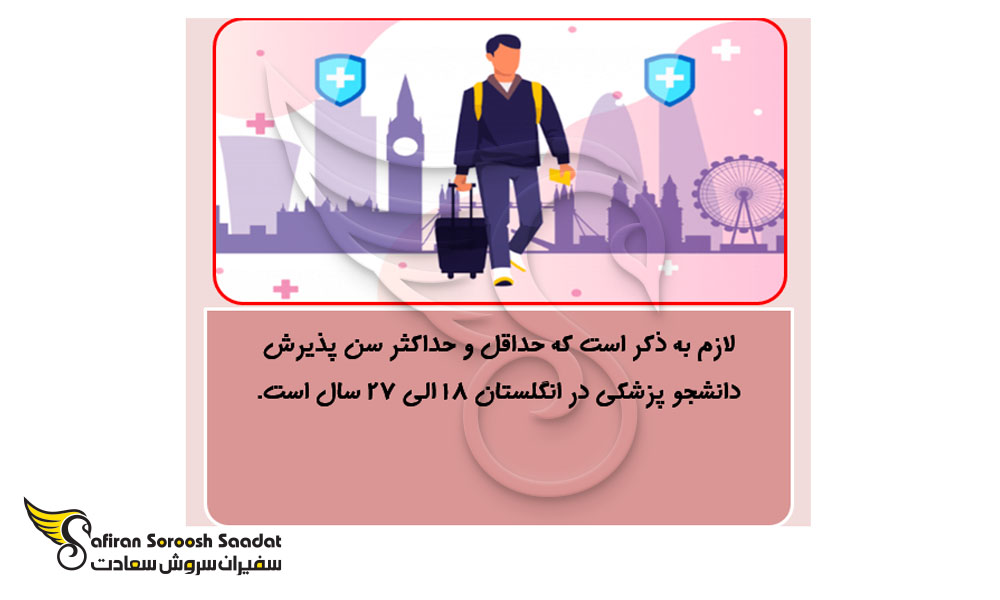 محدودیت های سنی تحصیل پزشکی در انگلستان