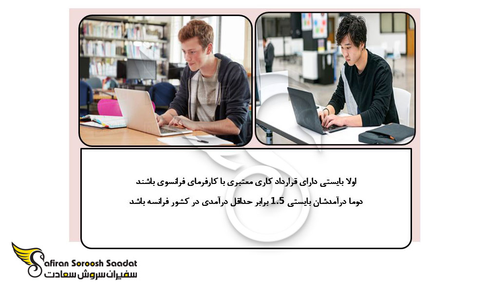 شرایط درخواست مجوز کاری فرانسه