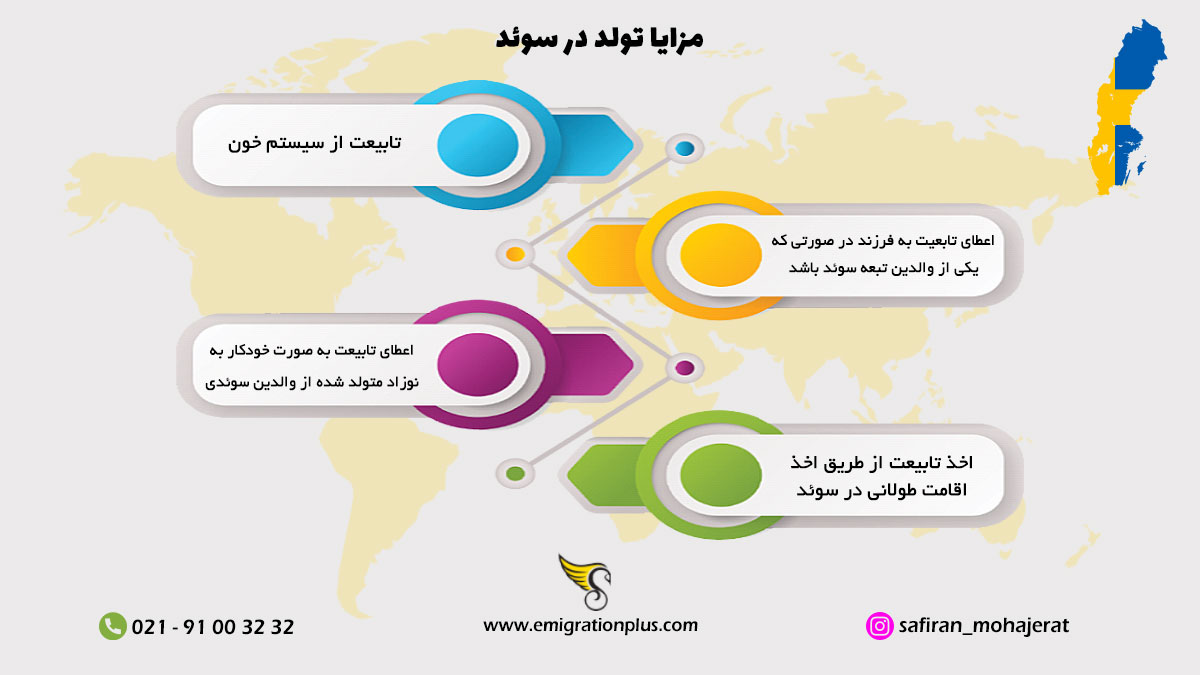 اینفوگرافیک تولد در سوئد