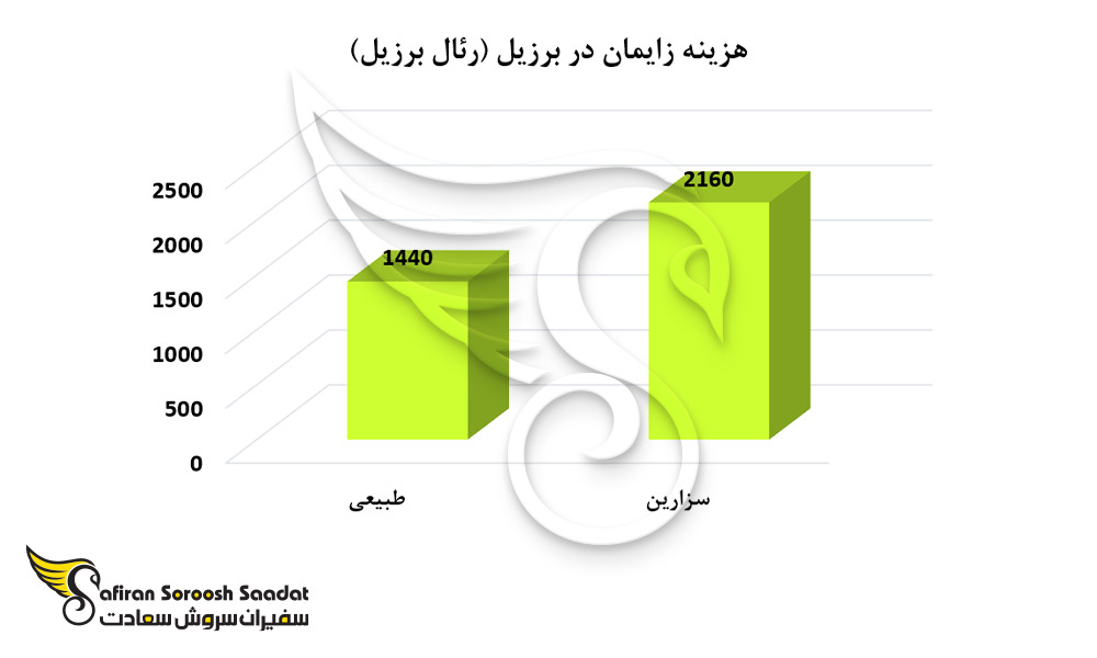 هزینه های زایمان در برزیل
