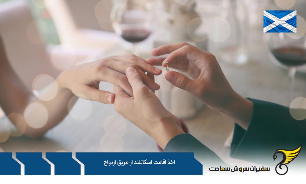 مدارک لازم برای اخذ اقامت اسکاتلند از طریق ازدواج