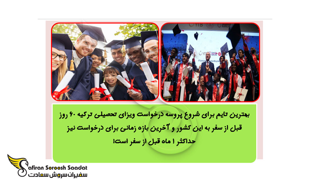 بهترین زمان برای درخواست ویزای تحصیلی در ترکیه