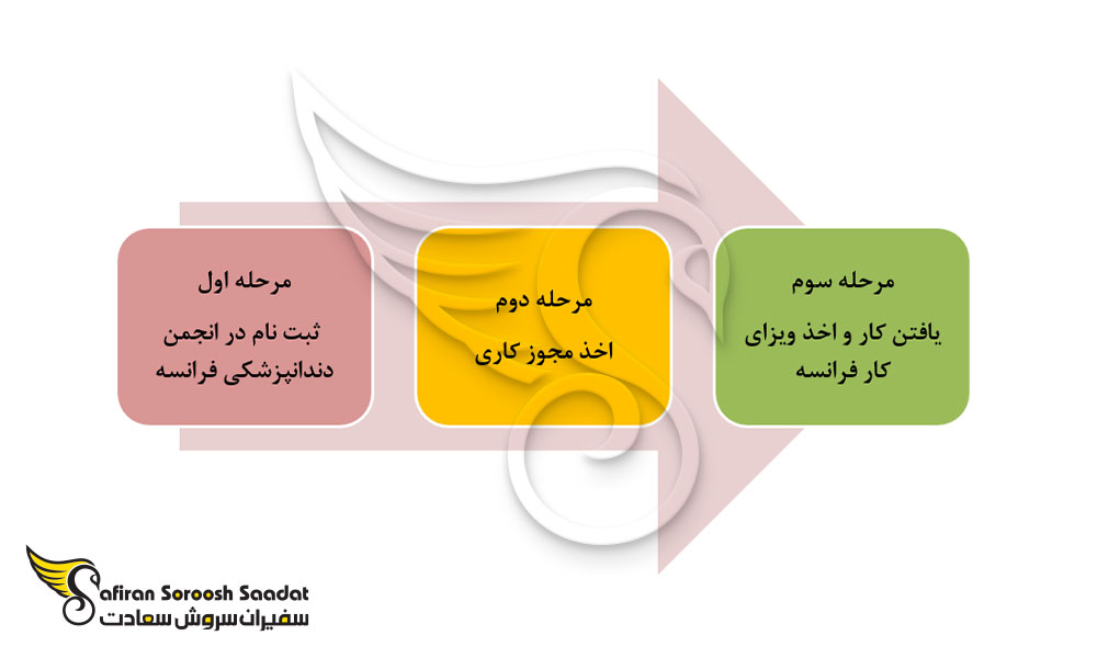 مراحل اخذ ویزای کاری فرانسه برای دندانپزشکان