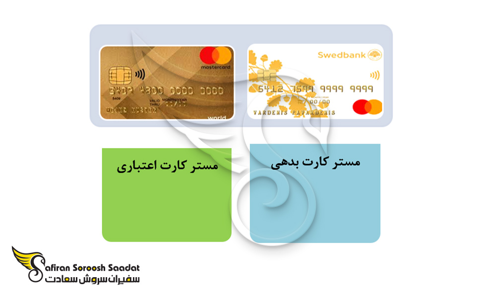 انواع مستر کارت فیزیکی