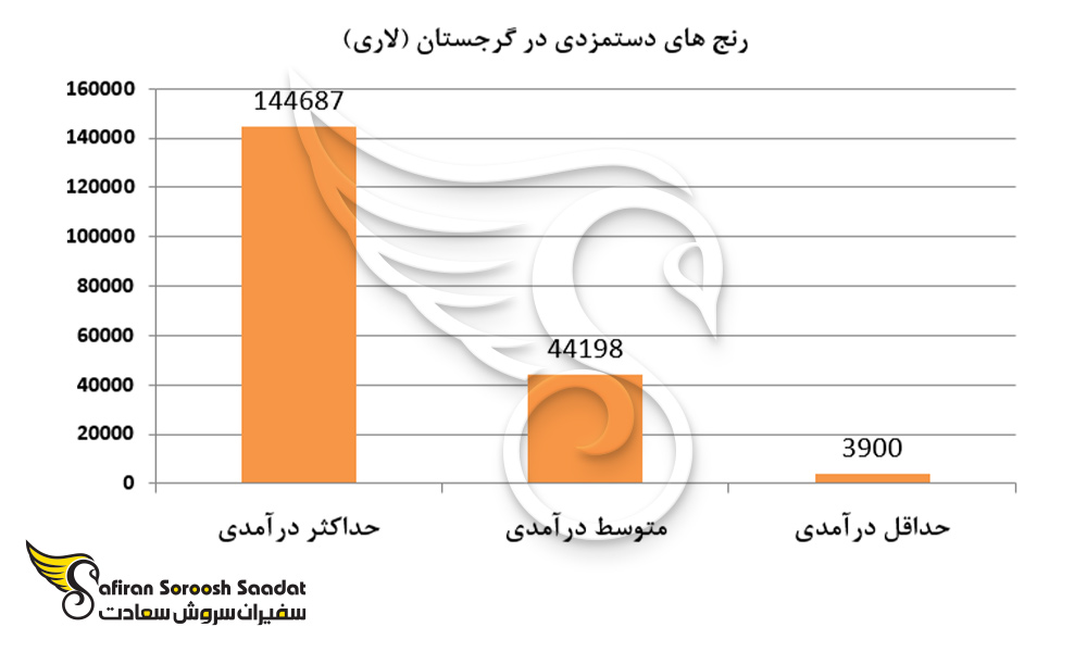 رنج های دستمزدی در گرجستان