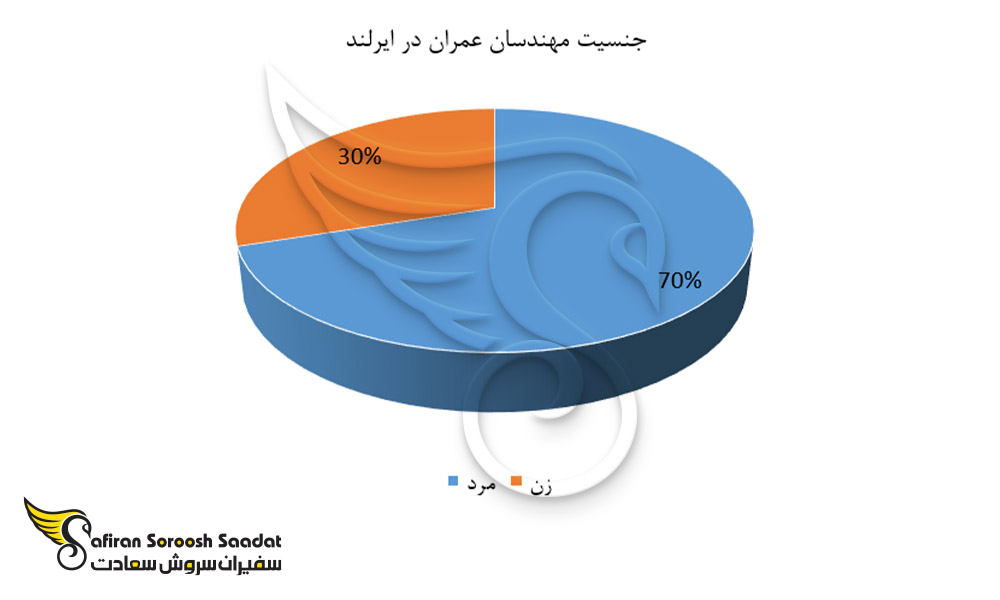 جنسیت مهندسان عمران در ایرلند