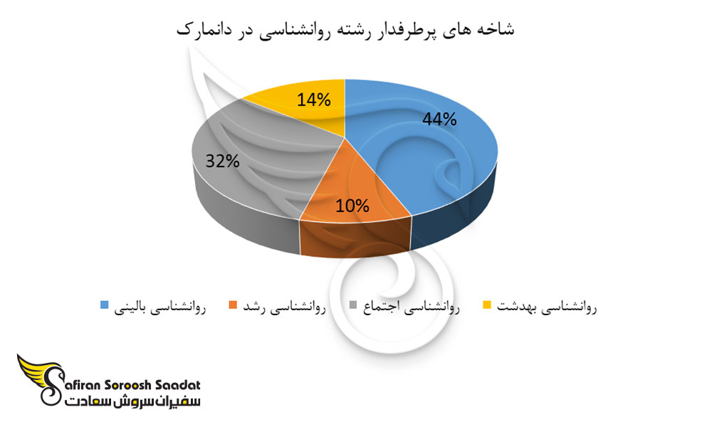 شاخه های پرطرفدار رشته روانشناسی در دانمارک