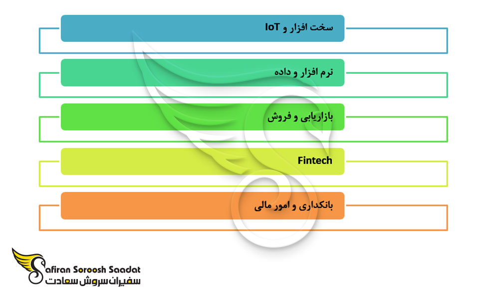 مهمترین رشته ها برای فعالیت استارتاپ های گرجستان