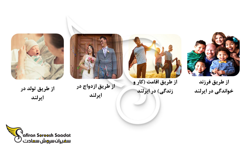 روش های اخذ پاسپورت ایرلند