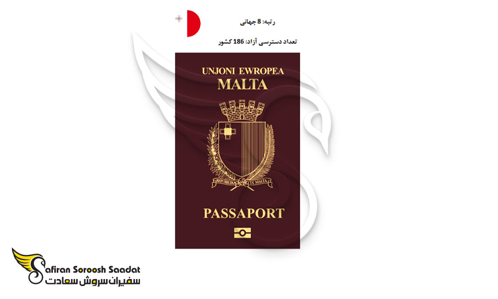 جایگاه پاسپورت مالتا