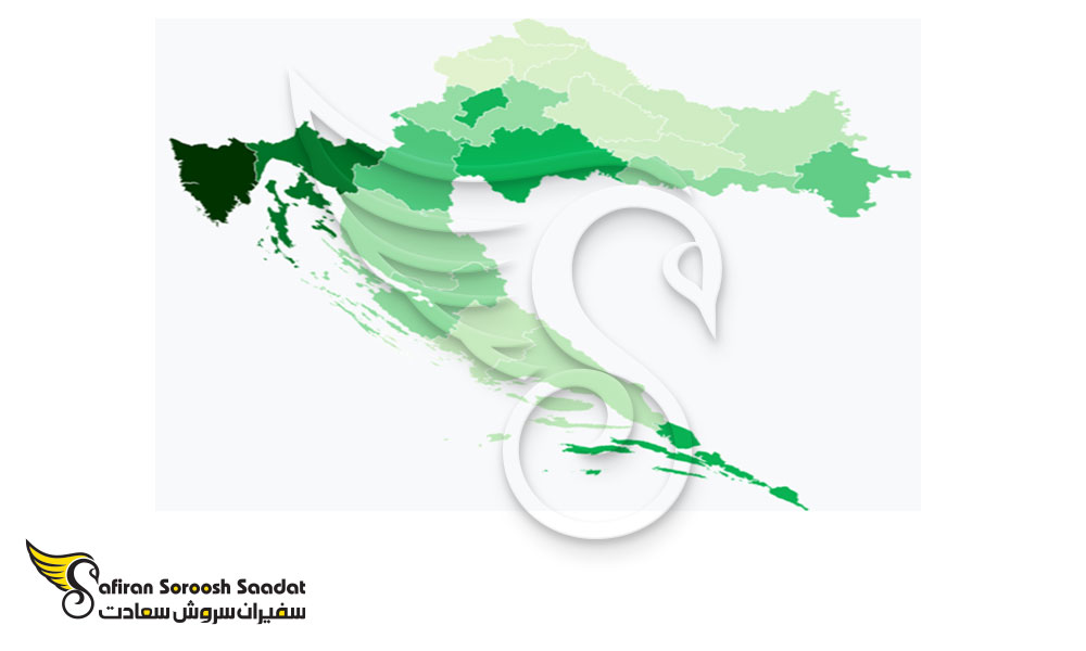 پراکندگی مسلمانان در کرواسی