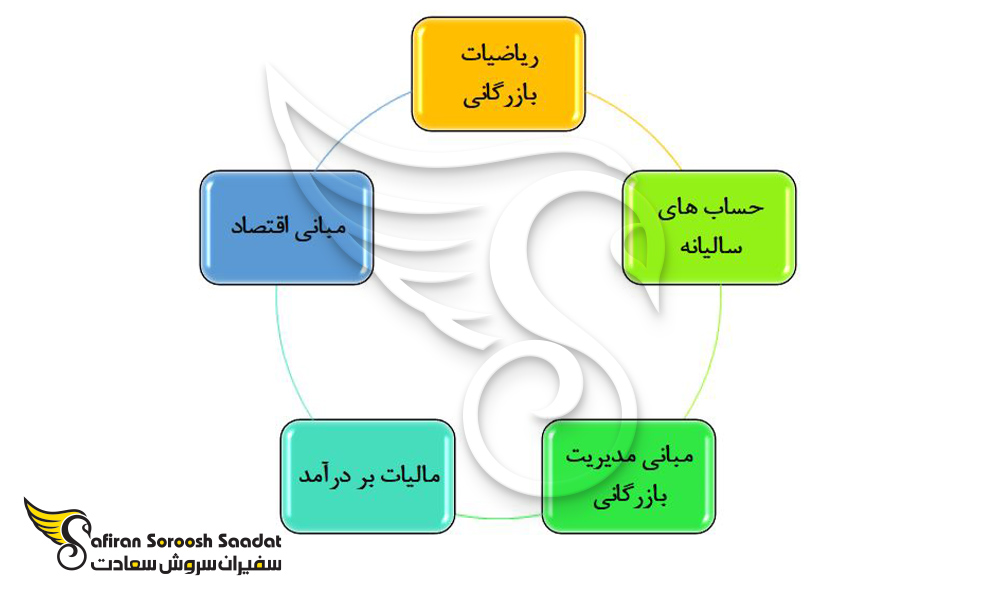 موضوعات گنجانده شده در برنامه مدرک رشته حسابداری در نیوزلند