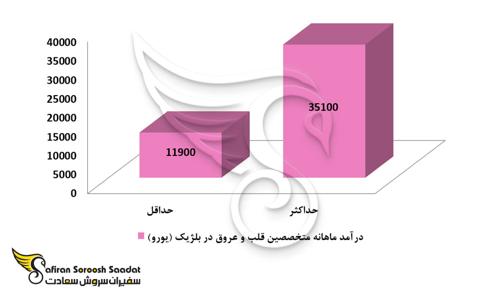 درآمد رشته قلب و عروق در بلژیک