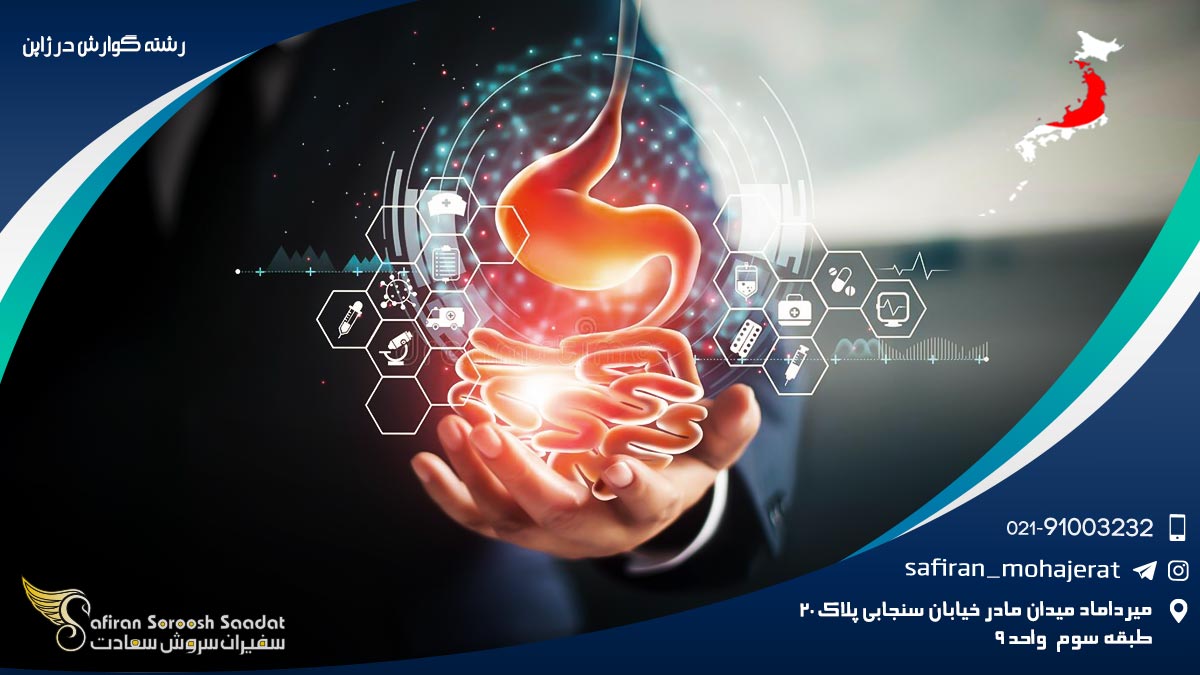 رشته گوارش در ژاپن