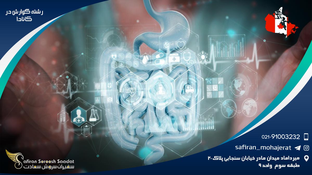 رشته گوارش در کانادا