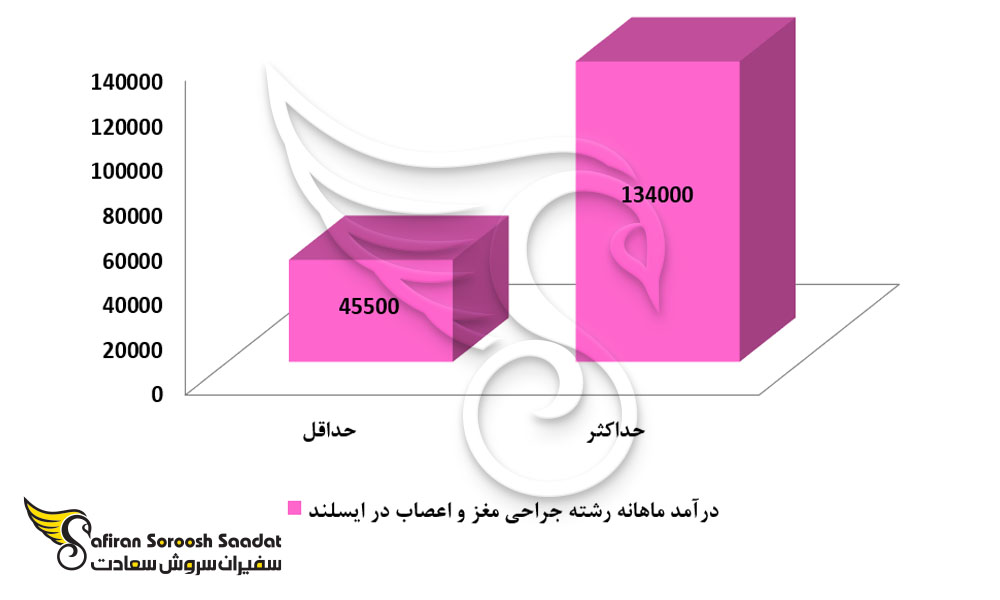 درآمد رشته جراحی مغز و اعصاب در ایسلند