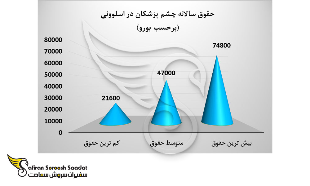 حقوق سالانه چشم پزشکان در اسلوونی