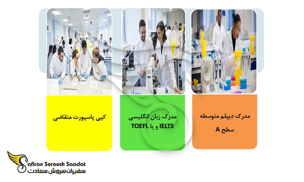 مدارک لازم برای اخذ پذیرش از رشته آسیب شناسی در دومینیکا