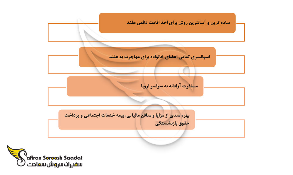 امتیازات اقامت هلند برای متخصصان NET Developer. در هلند