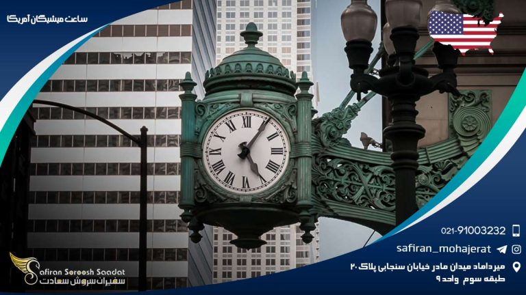 ساعت میشیگان آمریکا