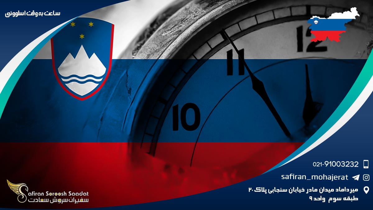 ساعت به وقت اسلوونی