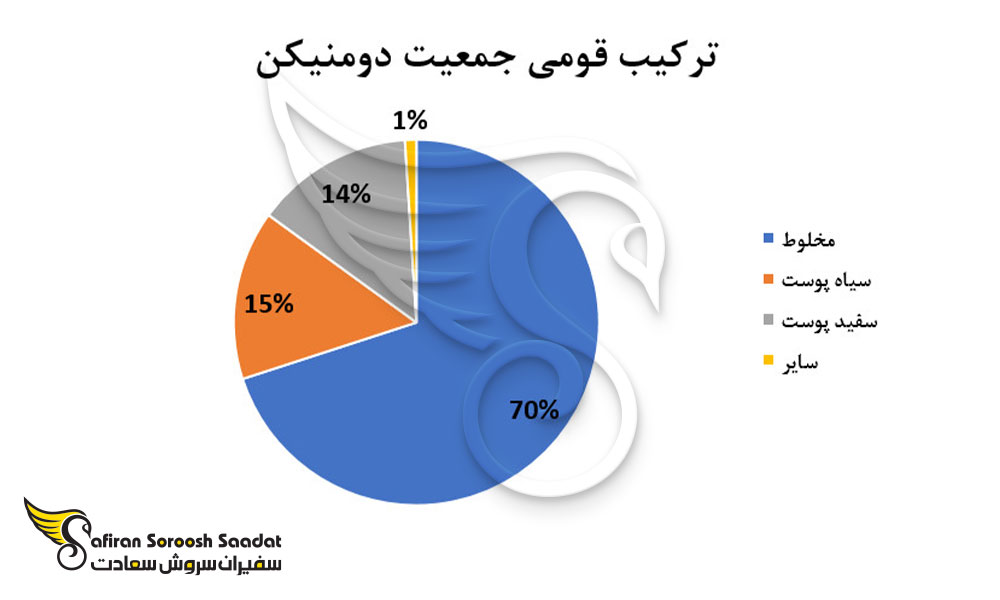 ترکیب قومی جمعیت دومنیکن
