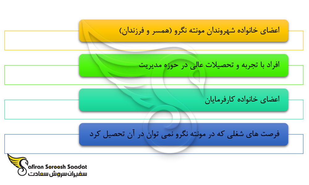 افرادی که به راحتی ویزای کاری مونته نگرو دریافت می کنند