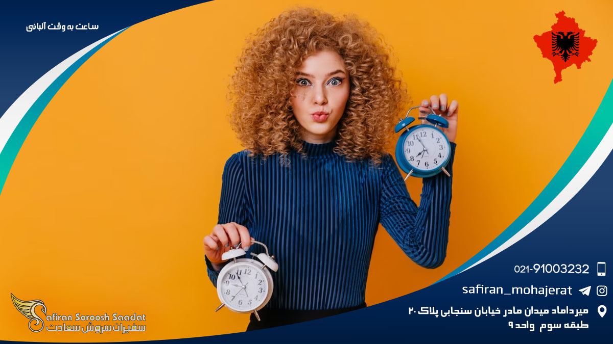 ساعت به وقت آلبانی
