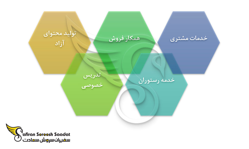 برجسته ترین مشاغل دانشجویی در موریس