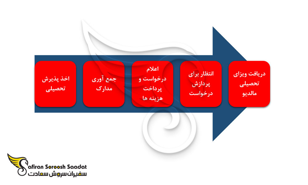 پروسه دریافت ویزای تحصیلی مالدیو