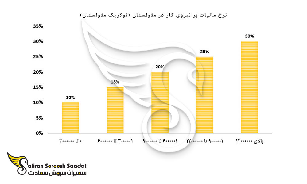 بررسی نرخ مالیات بر درآمد در مغولستان
