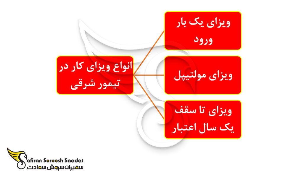 انواع ویزای کار در تیمور شرقی