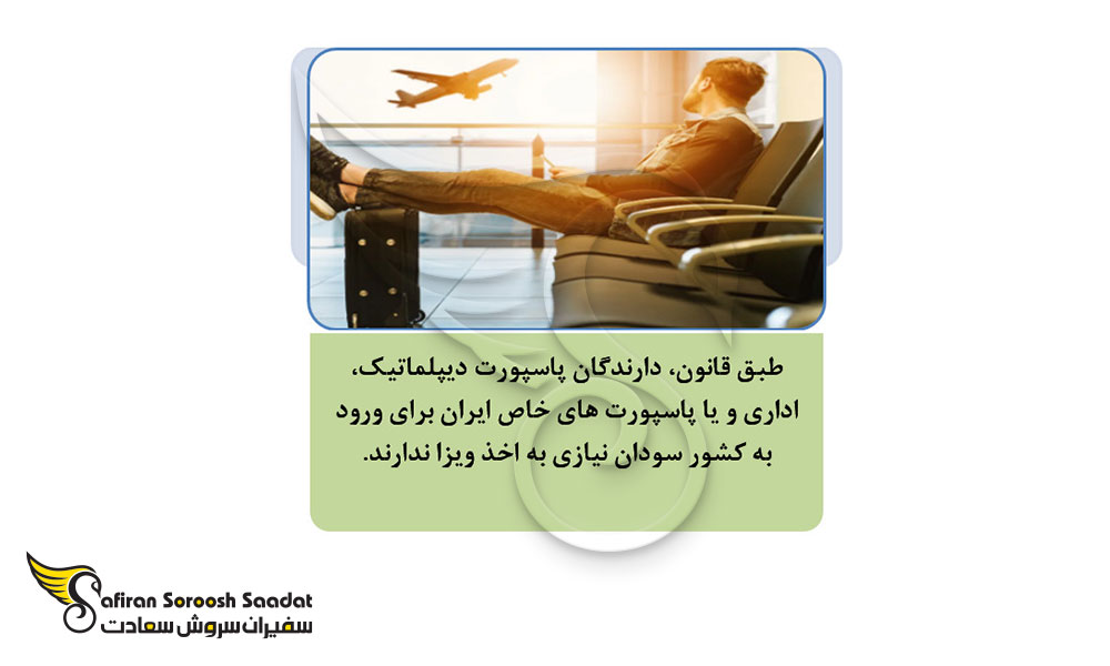شرایط نیاز به ویزای ایرانیان برای ورود به سودان