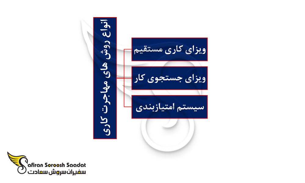 انواع روش های مهاجرت کاری