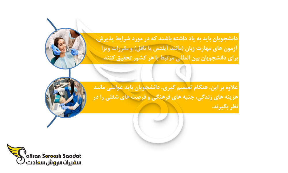 پیش شرط های دریافت پذیرش رشته دندانپزشکی در مولداوی و سایر کشورها