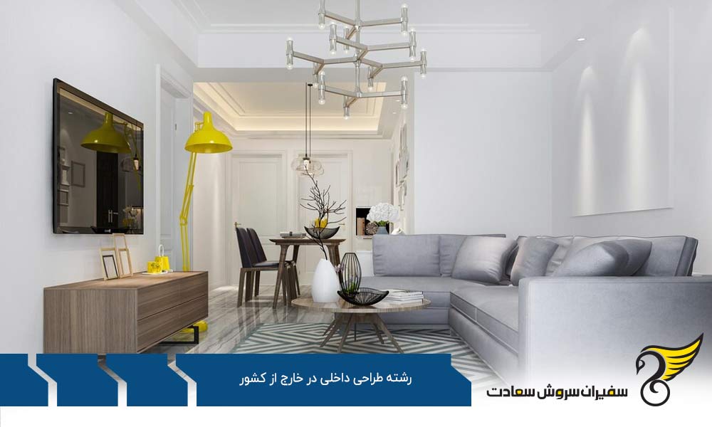 ساختار کلی رشته طراحی داخلی در خارج از کشور