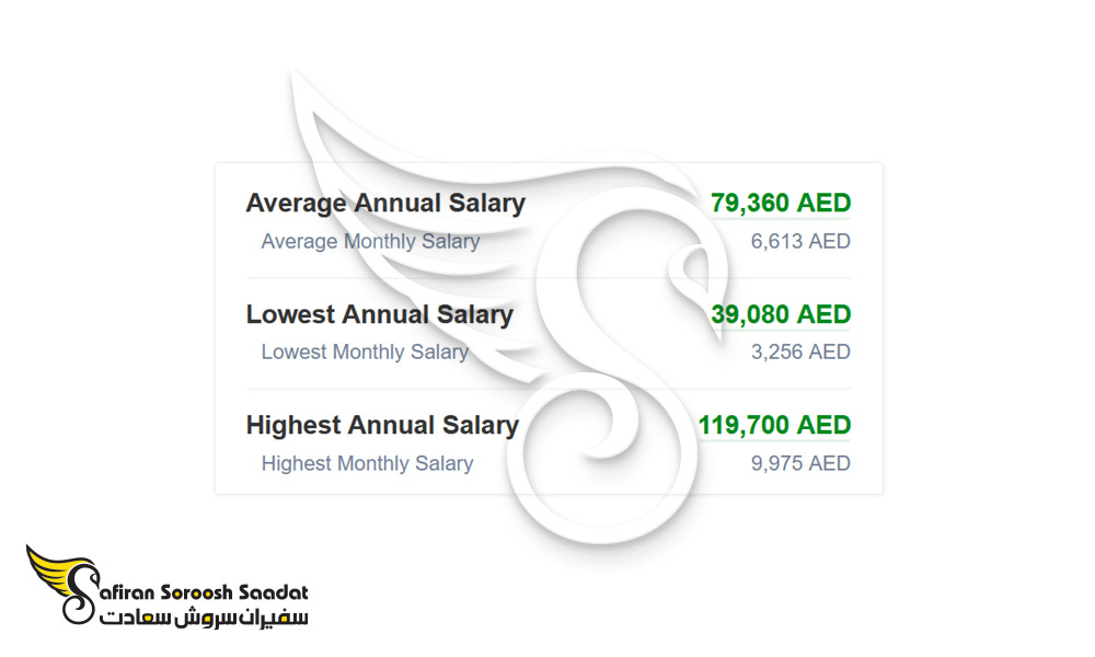 سطح درآمد یک صافکار در امارات
