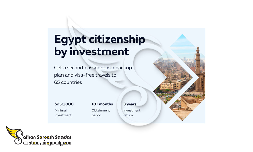 شرایط دریافت شهروندی مصر با سرمایه گذاری