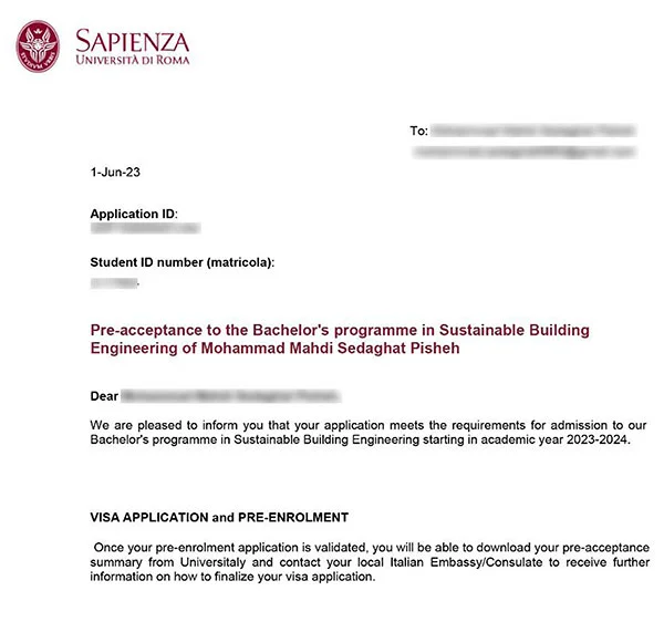 admission-sapienza