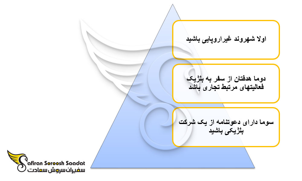 شرایط ویزای تجاری بلژیک