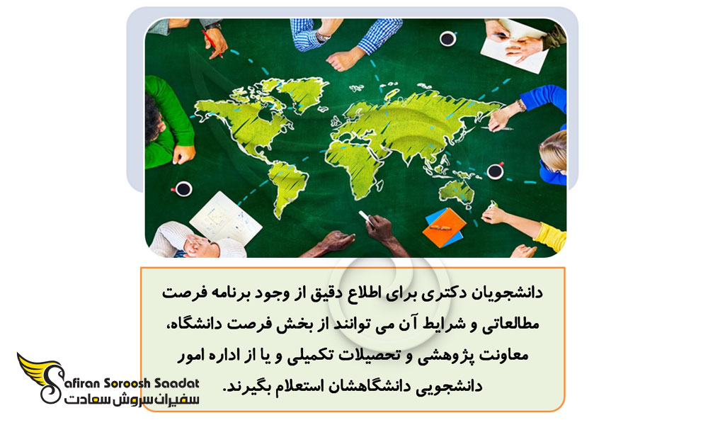 شرایط اخذ پذیرش فرصت مطالعاتی در خارج از کشور