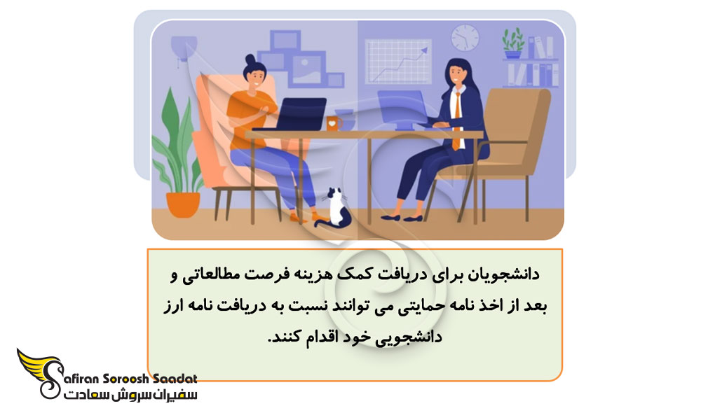 کمک هزینه فرصت مطالعاتی در خارج از کشور