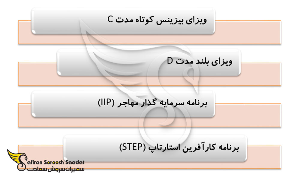 انواع ویزای تجاری ایرلند