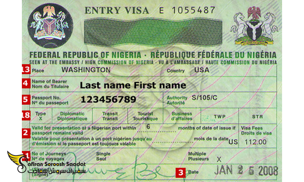 الزامات جهت درخواست ویزای تجاری نیجریه