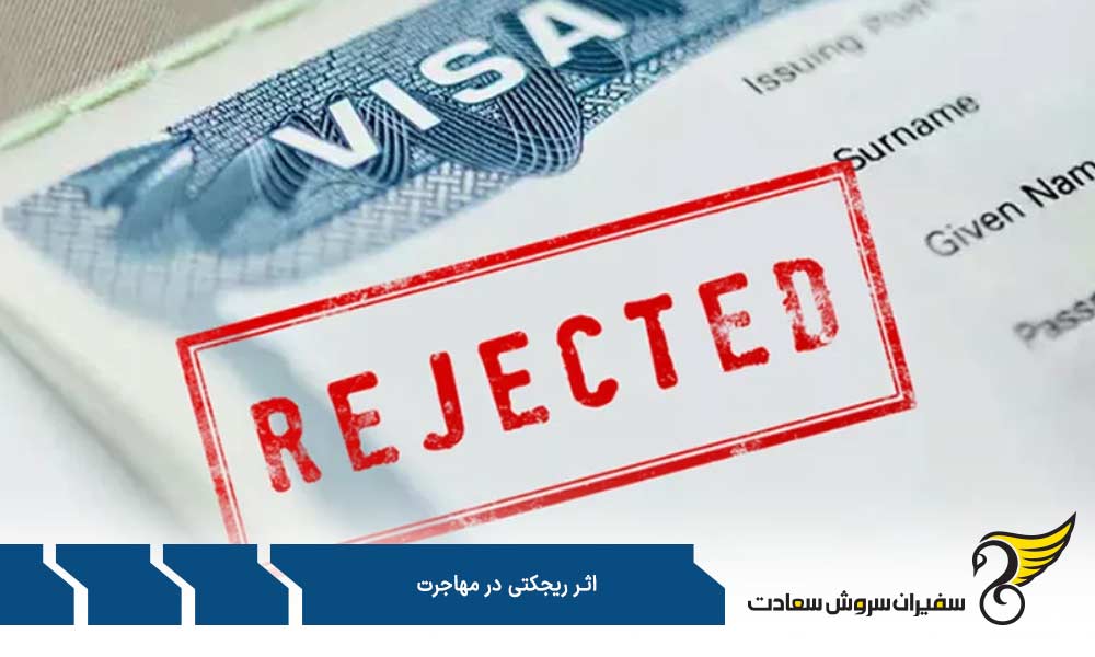 تأثیر روی تصمیم افسر از اثرات ریجکتی ویزا در مهاجرت