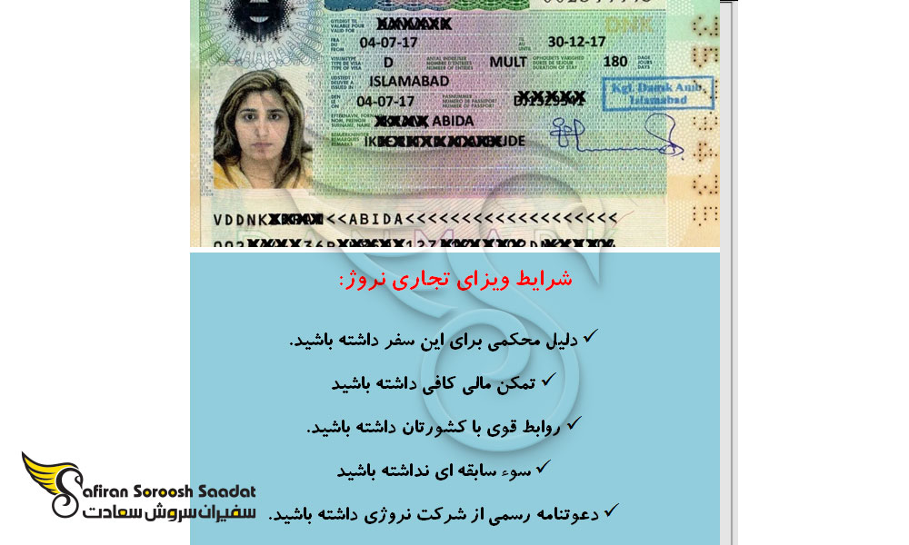 شروط لازم برای درخواست ویزای تجاری نروژ