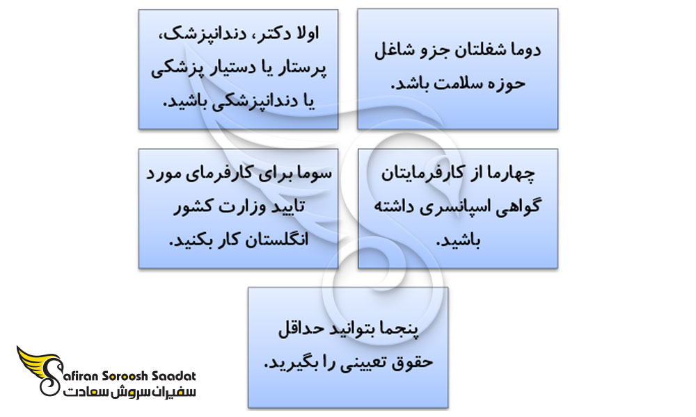 شرایط دستیار دندانپزشک شدن در انگلستان
